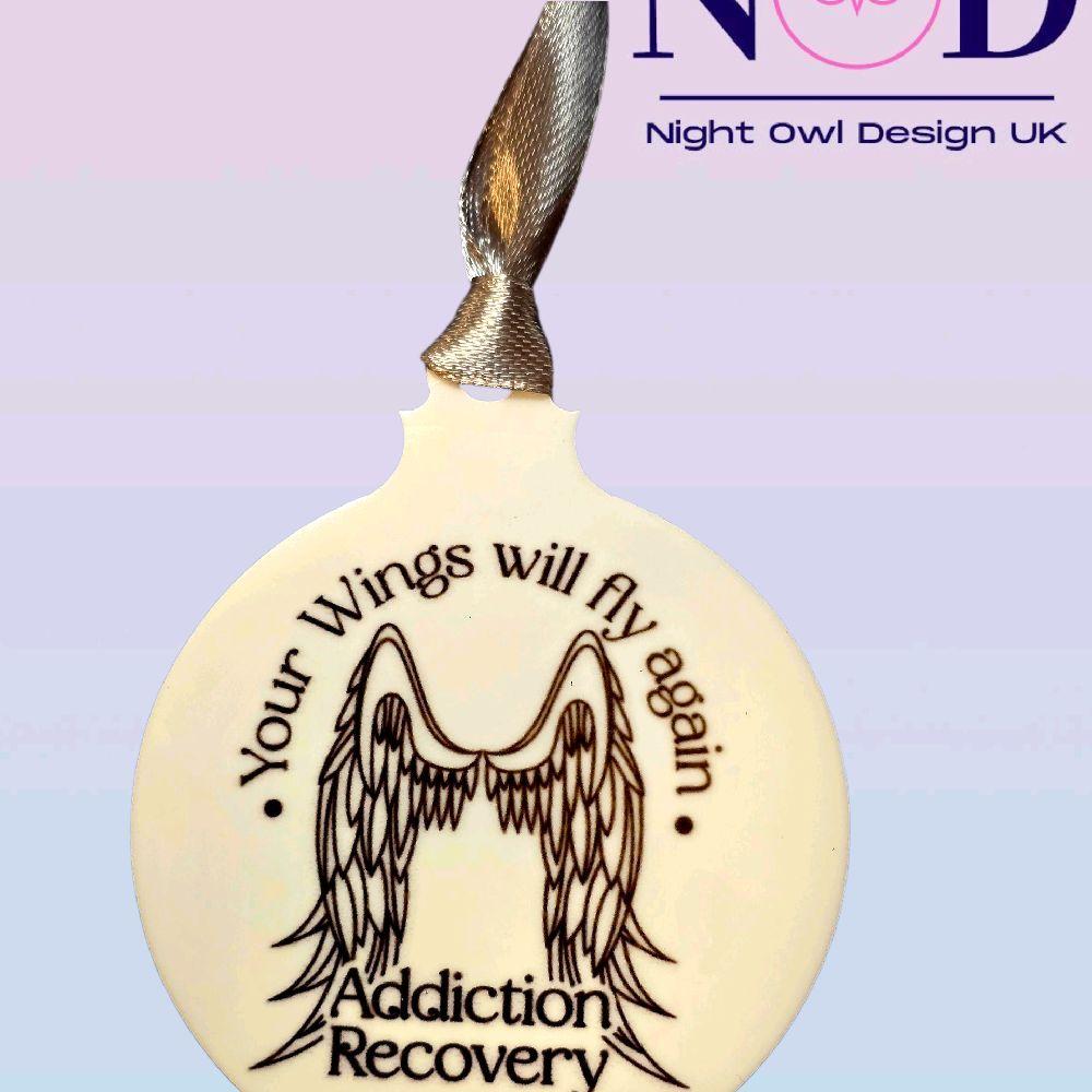 Recovery Wings Christmas Bauble