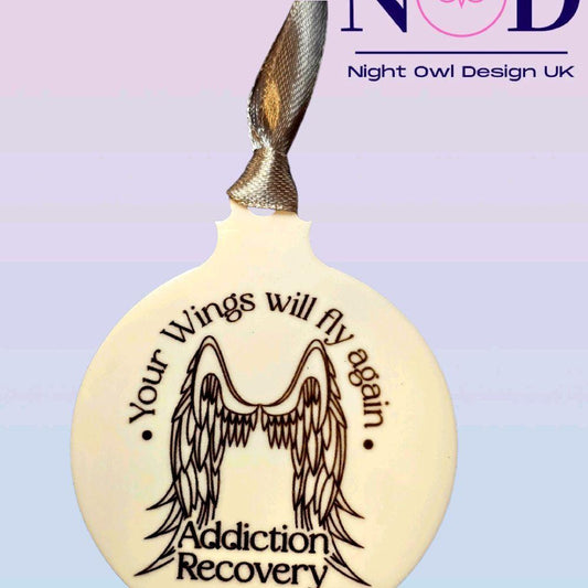Recovery Wings Christmas Bauble