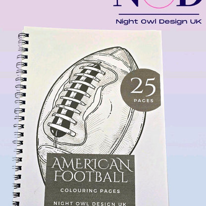 American Football Colouring Book