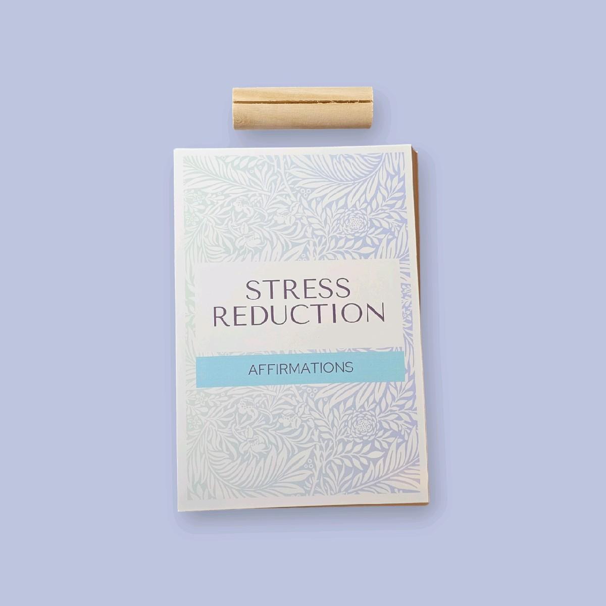 Stress Reduction Affirmation Cards