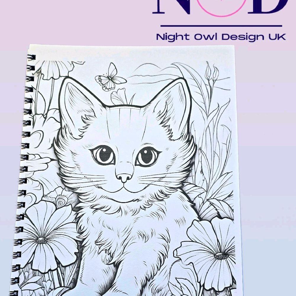 Volume 1 Kittens Colouring Book