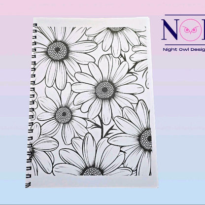Groovy Flower Colouring Book