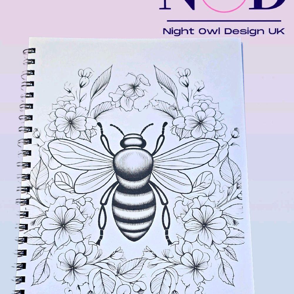 Bumble Bee Colouring Book