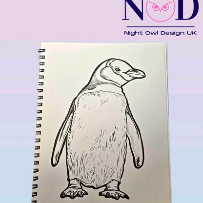 Penguin Colouring Book