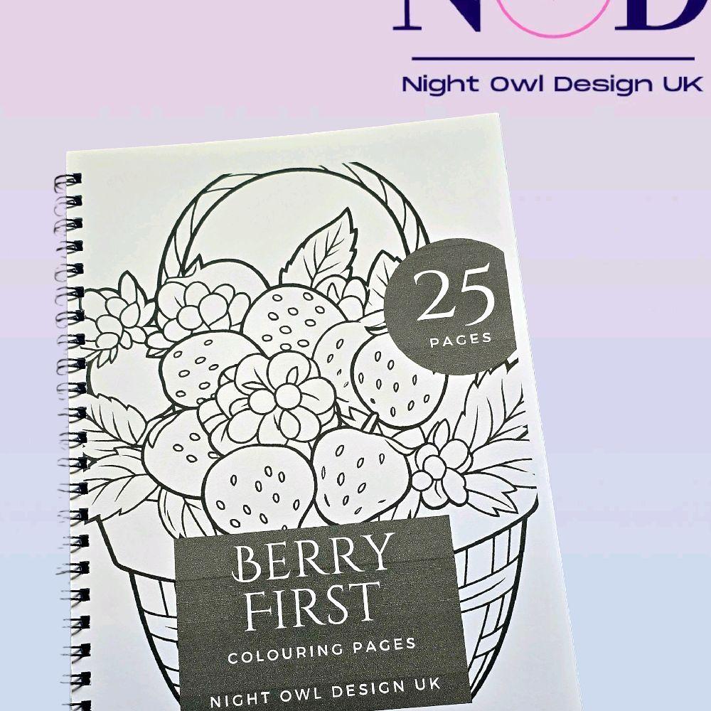Berry First Colouring Book