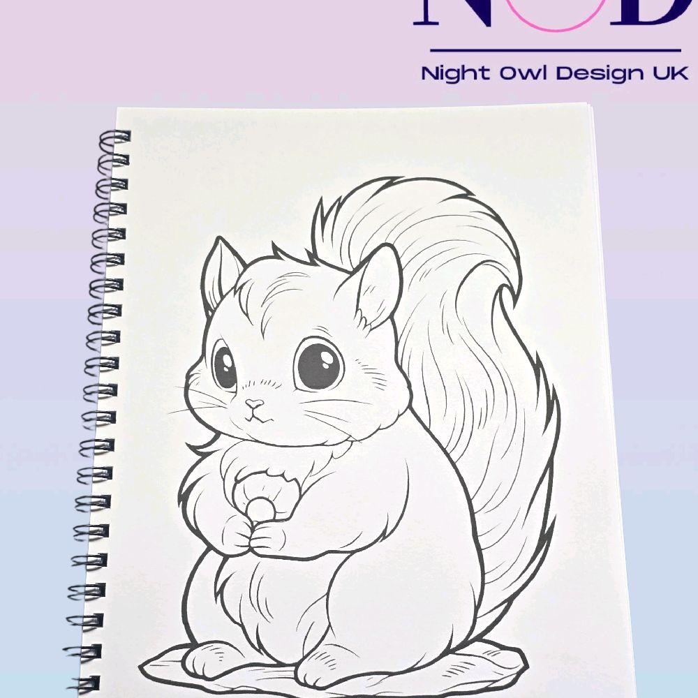 Woodland Animal Colouring Book