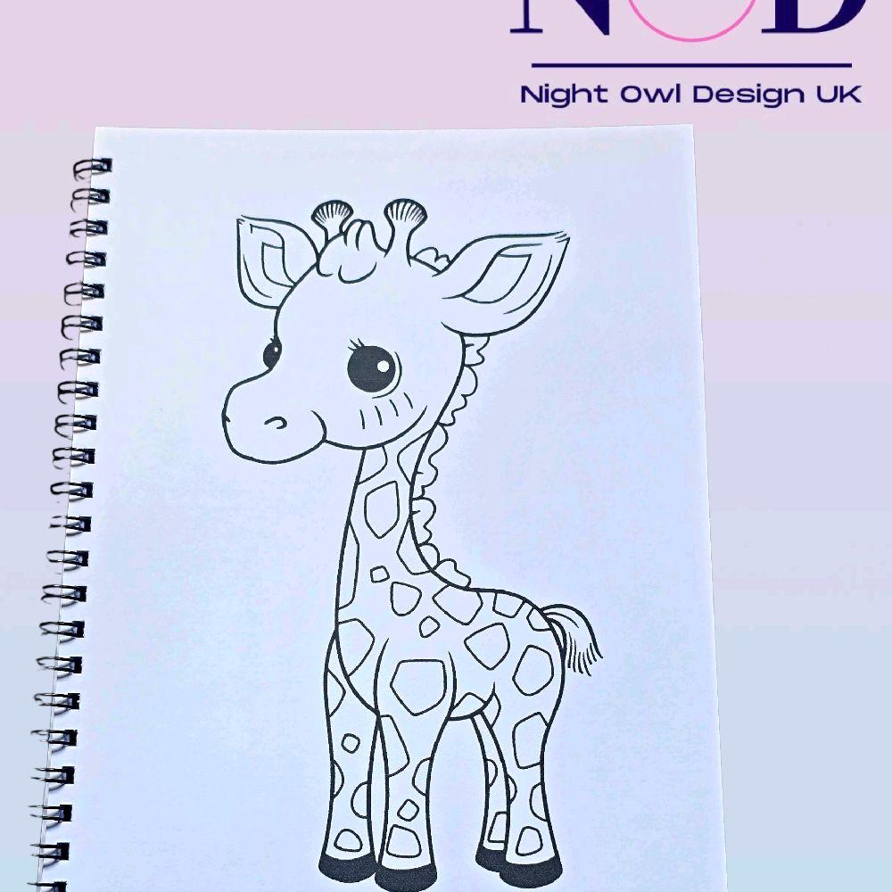 Safari Animals Colouring Book