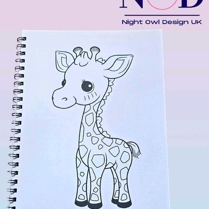 Safari Animals Colouring Book