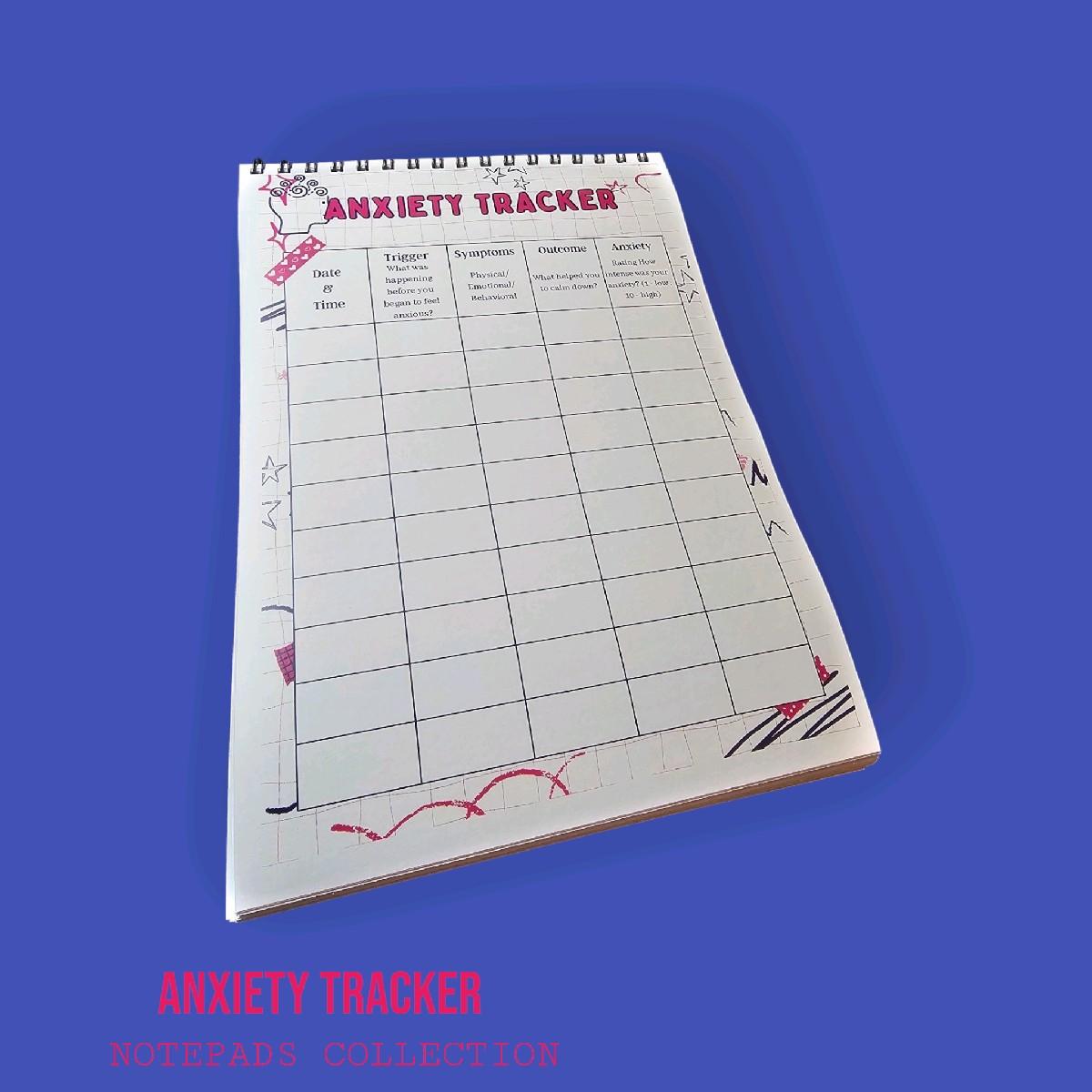 Anxiety Tracker Notepad