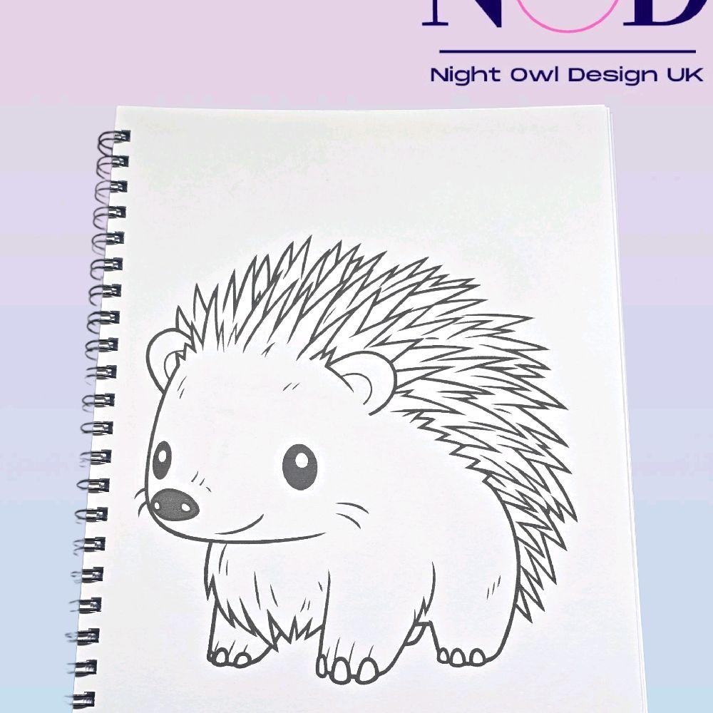 Woodland Animal Colouring Book