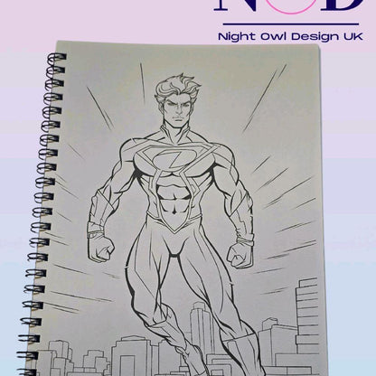 Super Heroes Volume 2 Colouring Book