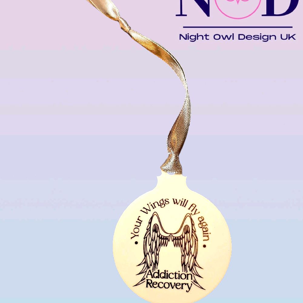 Recovery Wings Christmas Bauble