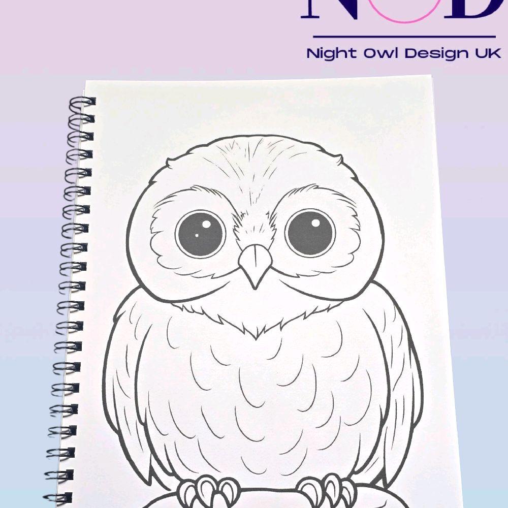 Woodland Animal Colouring Book