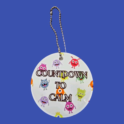 Countdown to Calm Keyring, Bag Tag