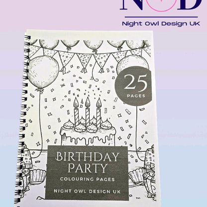 Birthday Party Colouring Book