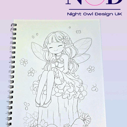 Fairy Colouring Book