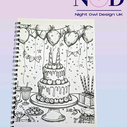 Birthday Party Colouring Book