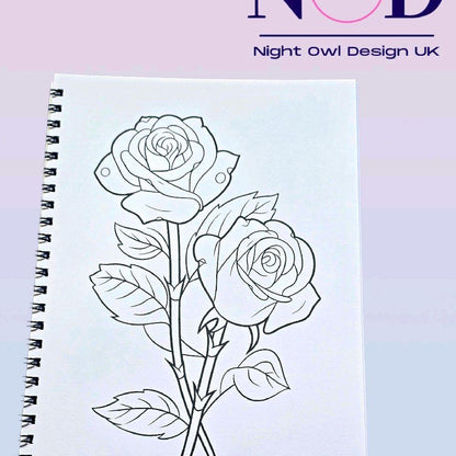 Garden Flowers Colouring Book