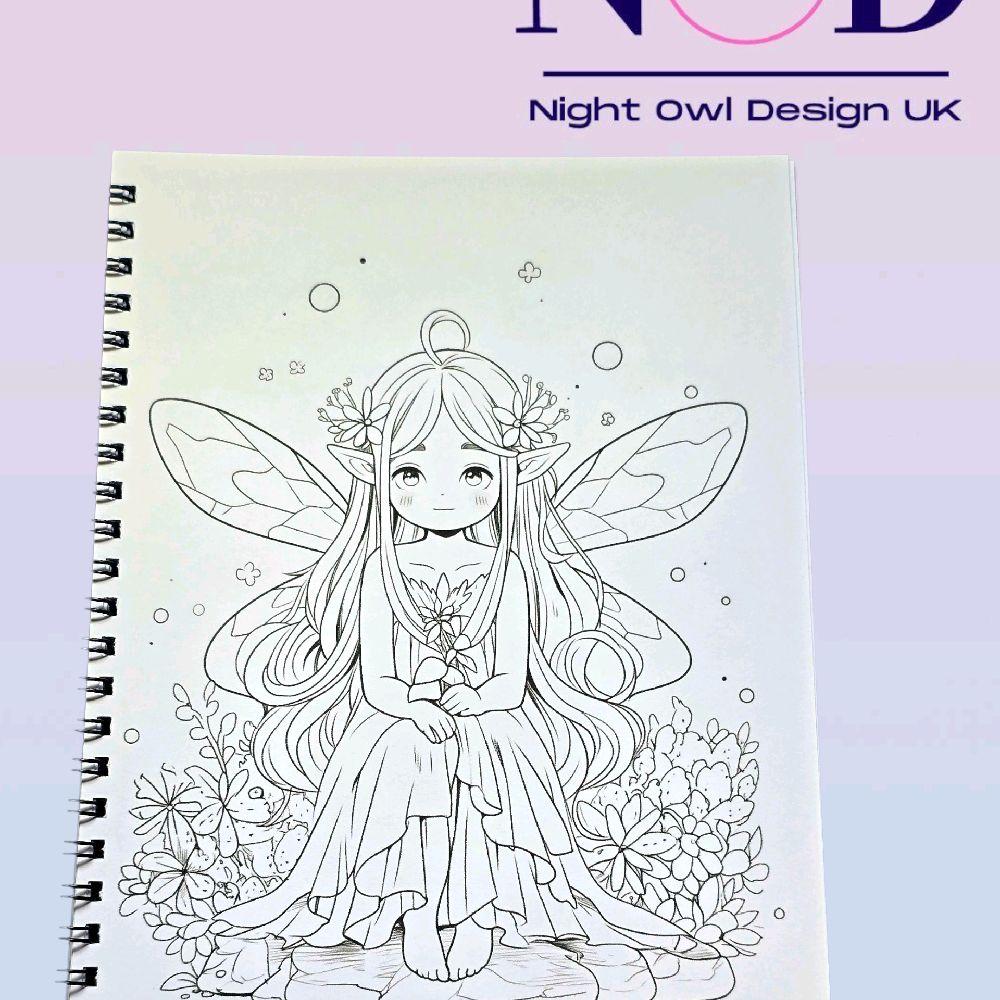 Fairy Colouring Book