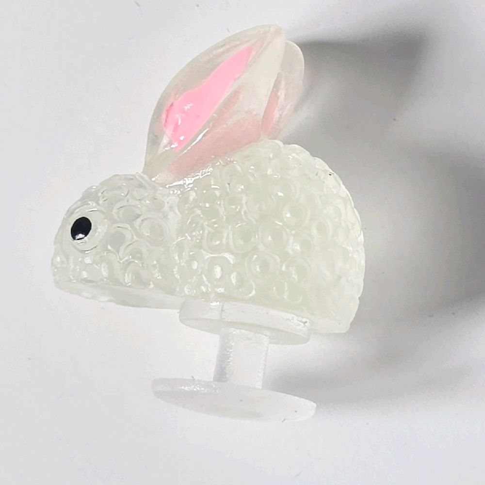 Rabbit Glow in the dark Shoe Charm