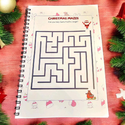 Christmas Activities Book for Kids