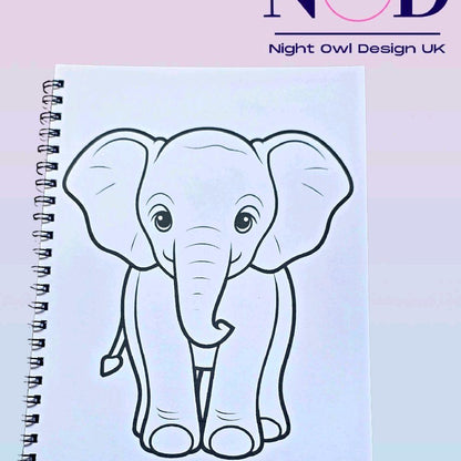 Safari Animals Colouring Book