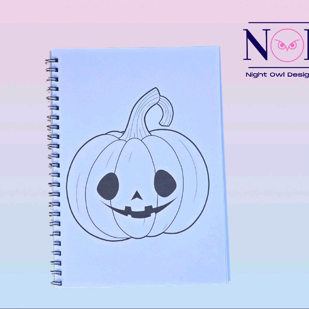 Spooky Themed Colouring Book