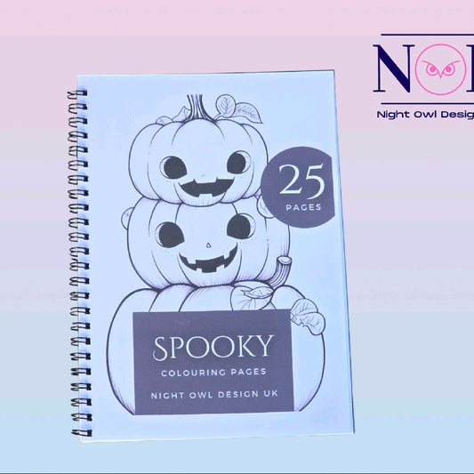 Spooky Themed Colouring Book