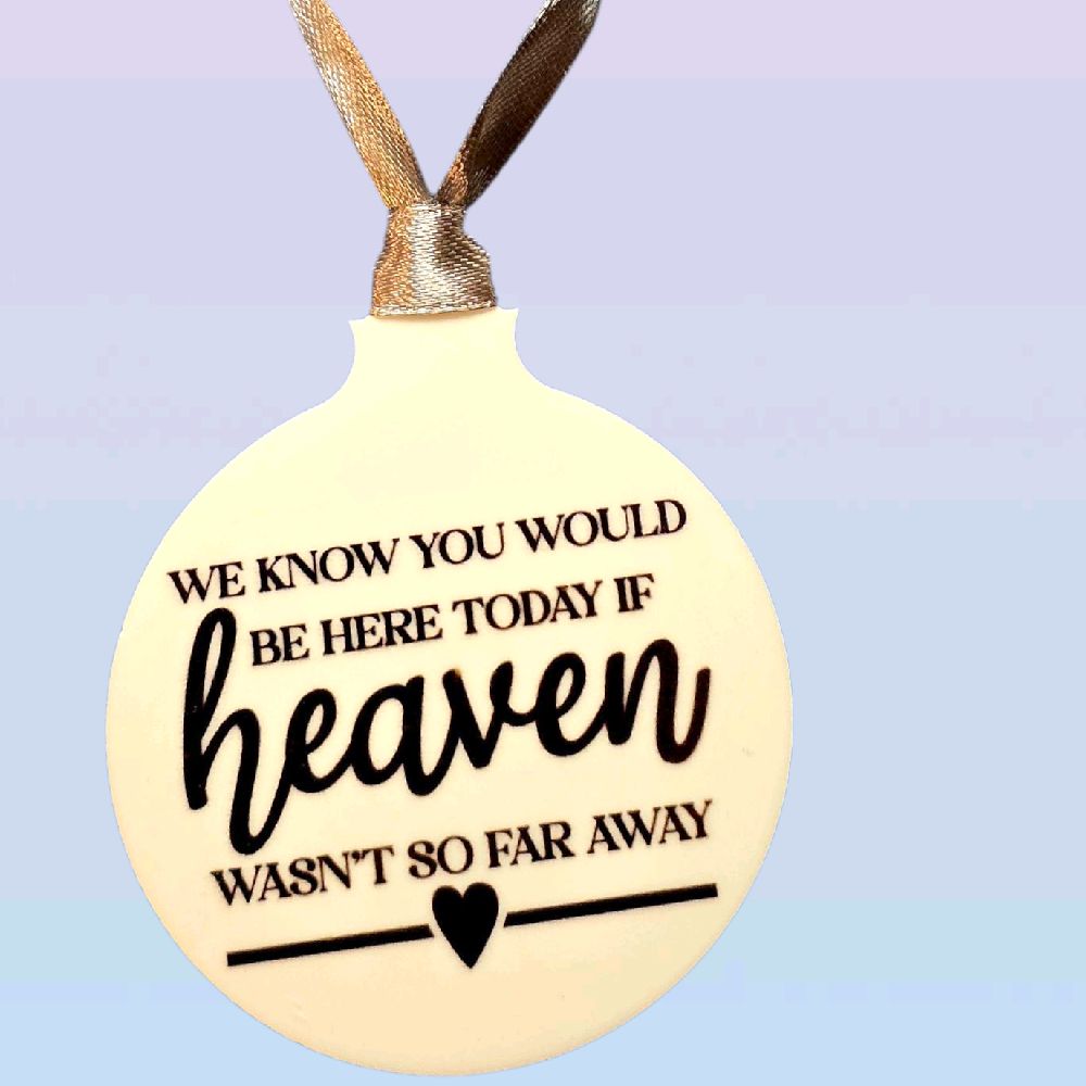 Memorial Christmas Bauble