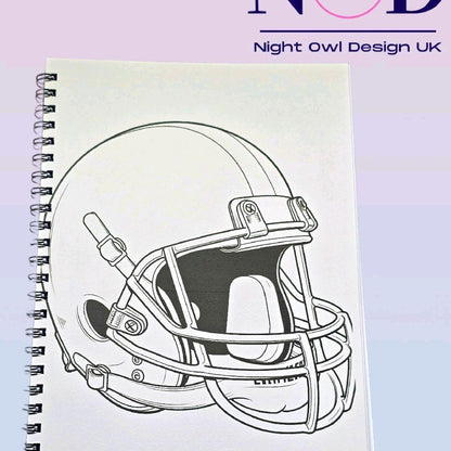 American Football Colouring Book