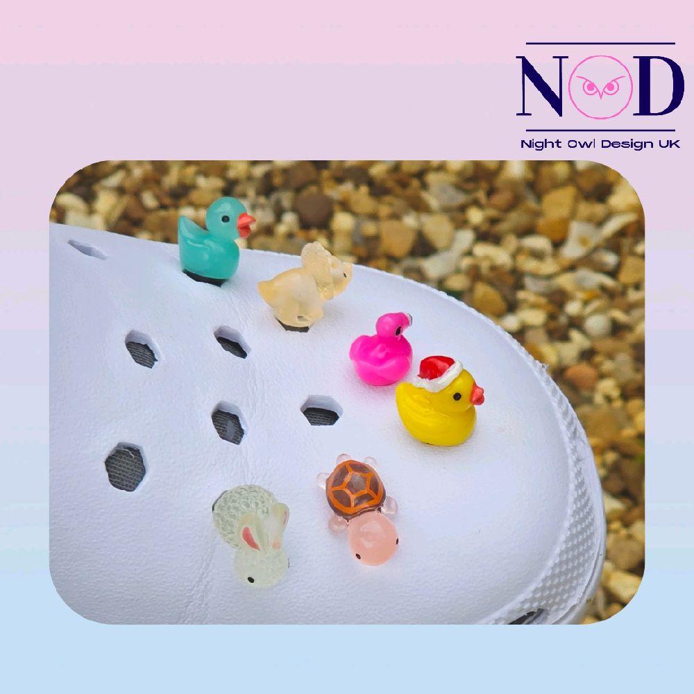 Duck Glow in the Dark Shoe Charm