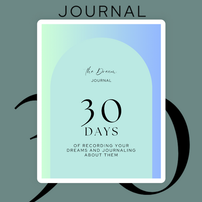 Dream Journal, Dream Prompts, 30 Day Journal