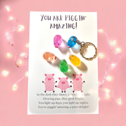 You are Piggin' Amazing Pig Keyring