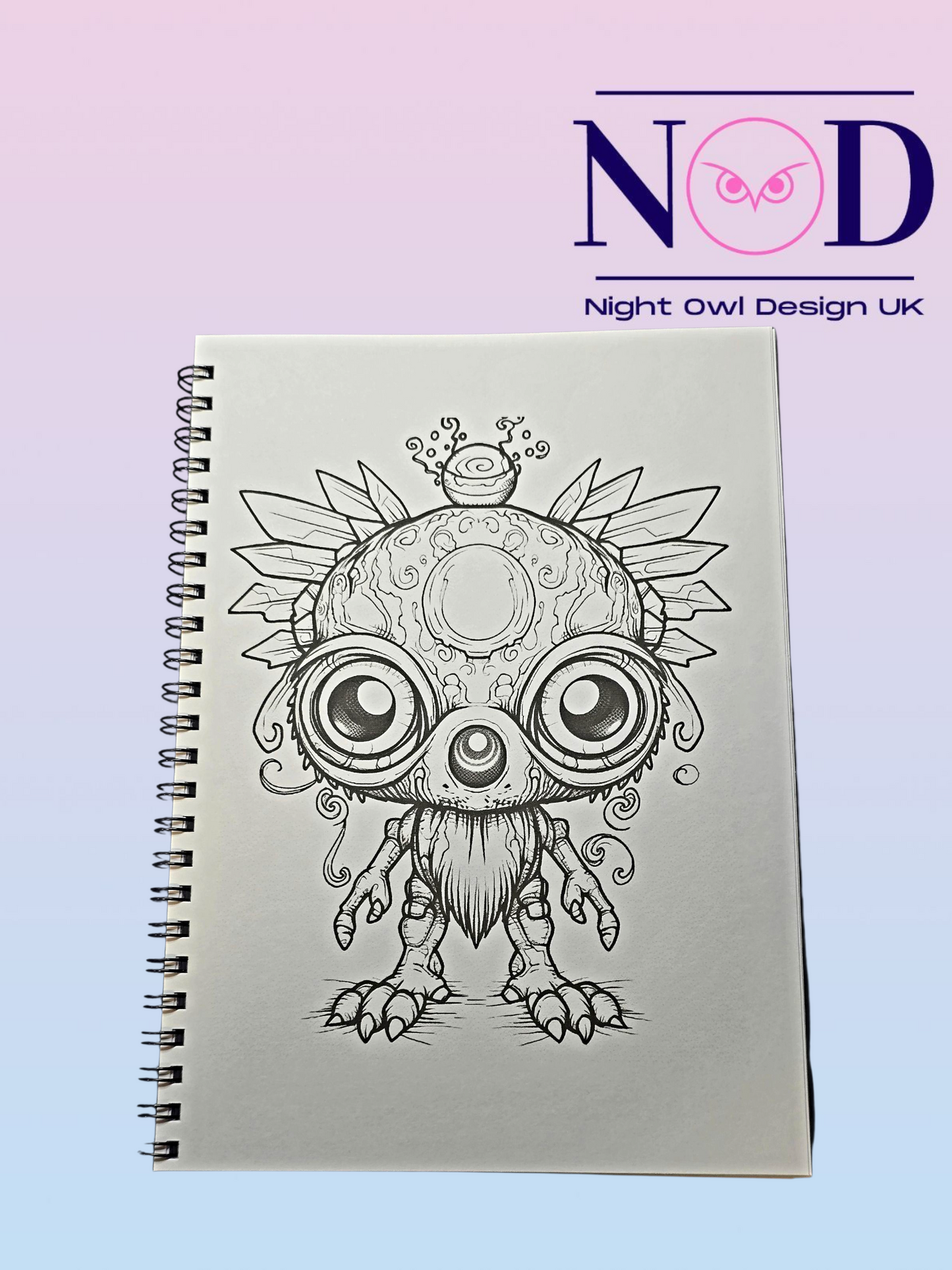 Creepy Cute Animals Colouring Book