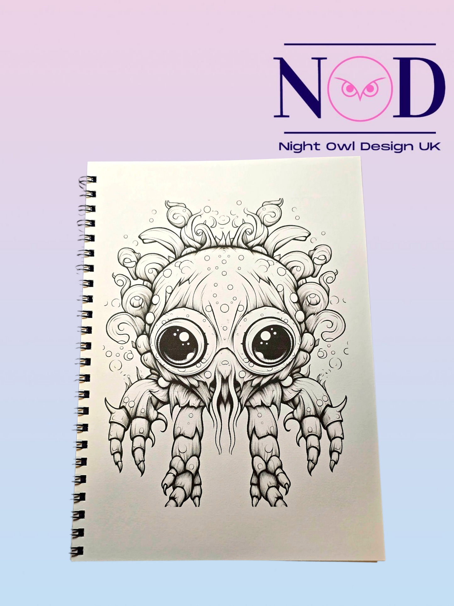 Creepy Cute Animals Colouring Book