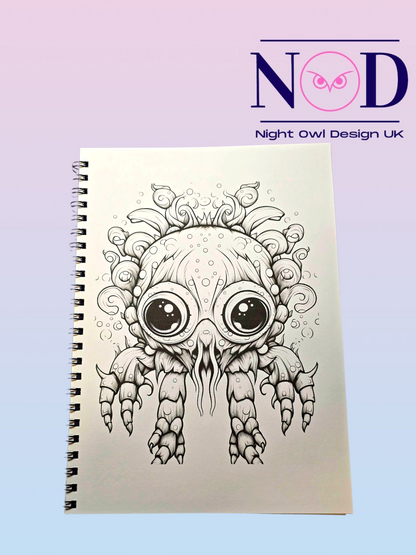 Creepy Cute Animals Colouring Book