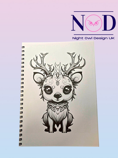 Creepy Cute Animals Colouring Book