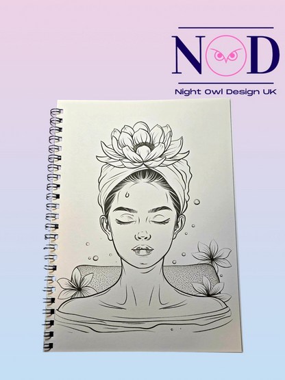 Spa Day Colouring Book