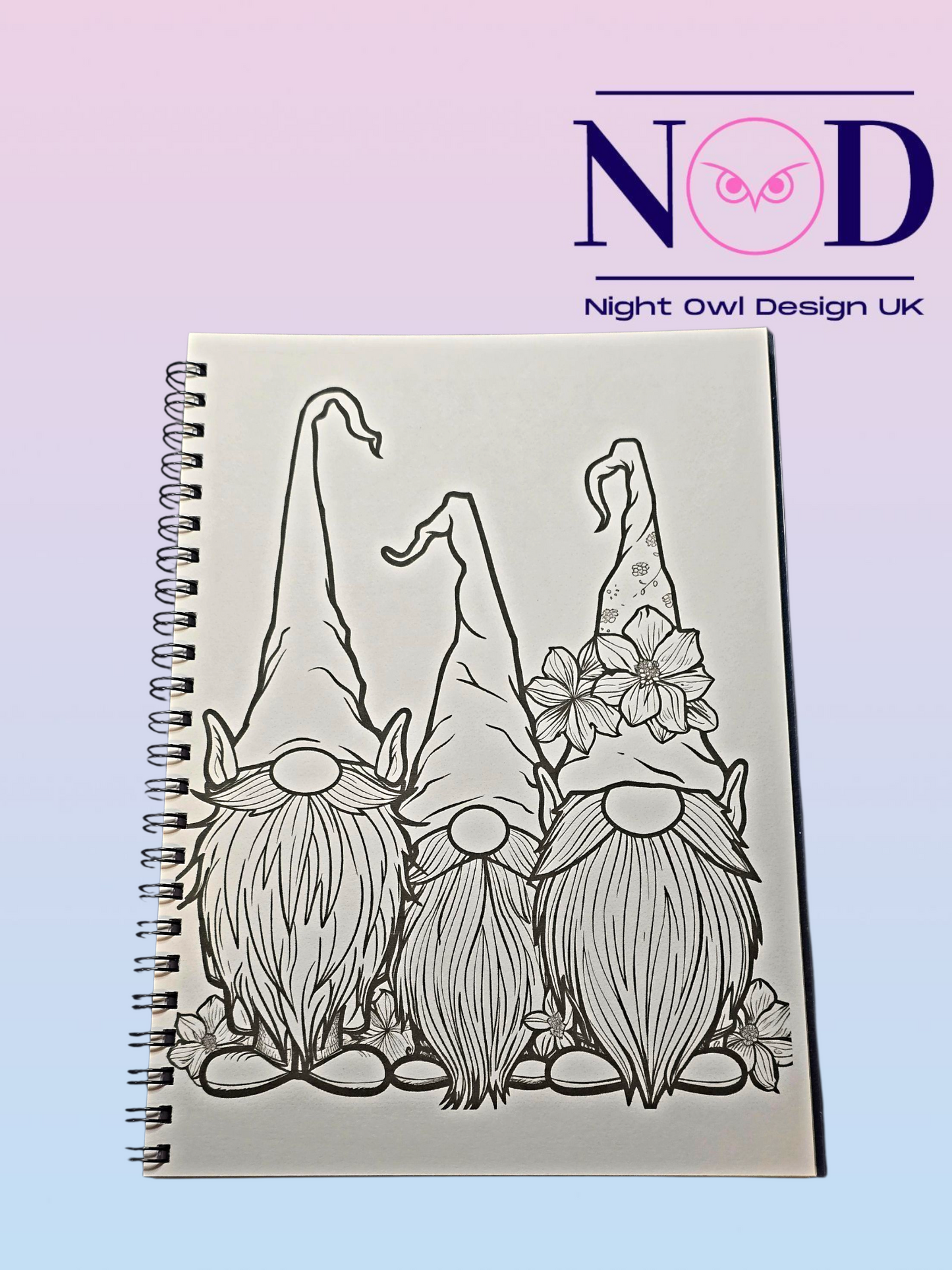 Gnomes Colouring Book