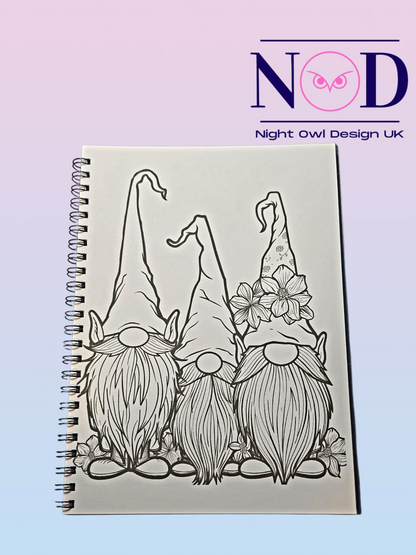 Gnomes Colouring Book