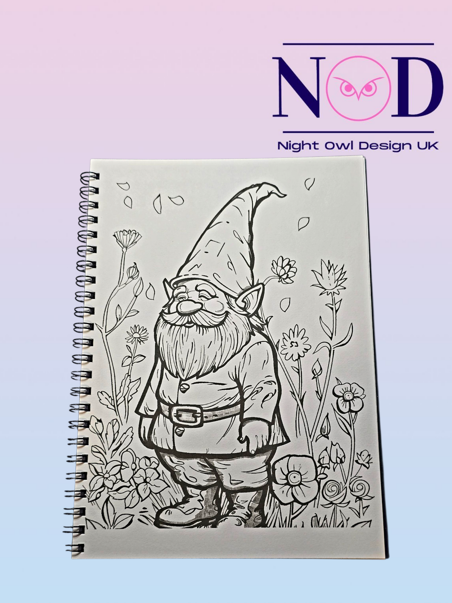 Gnomes Colouring Book