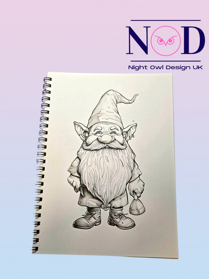 Gnomes Colouring Book