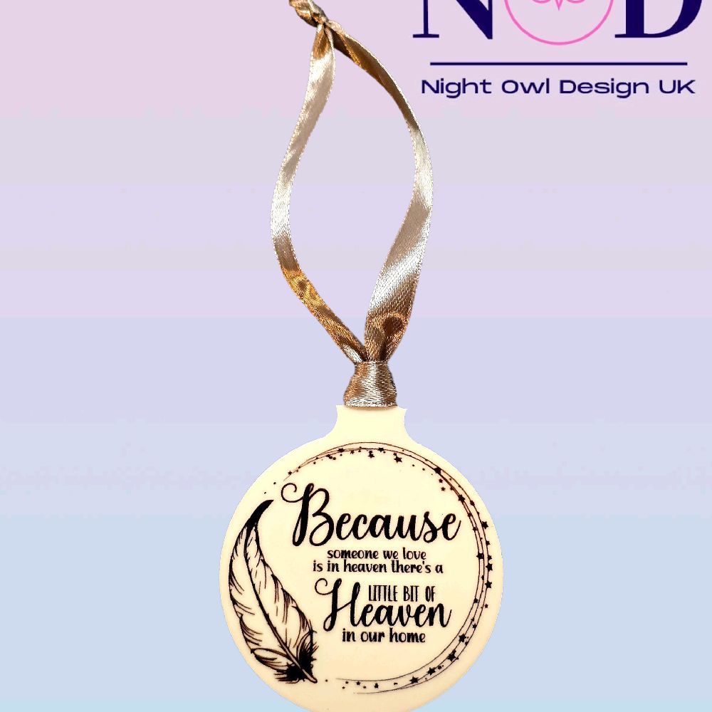 Because Someone We Love Christmas Bauble