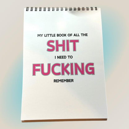 Sweary To Do List Notebook