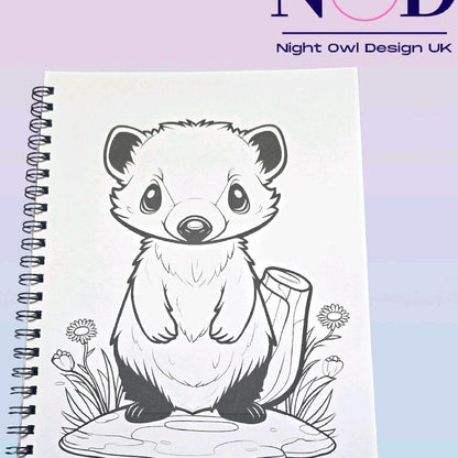 Woodland Animal Colouring Book