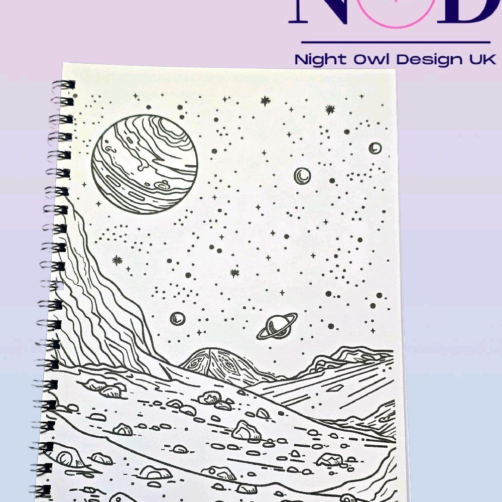 Space Colouring Book