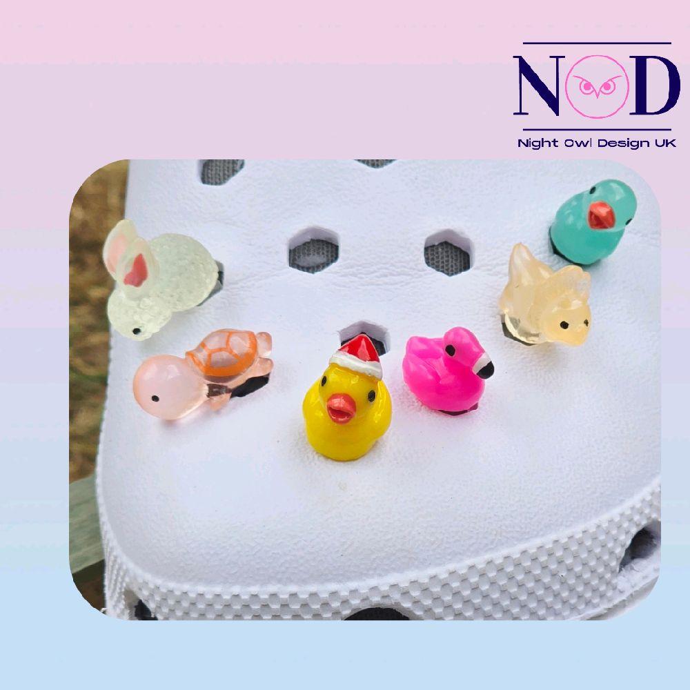 Duck Glow in the Dark Shoe Charm