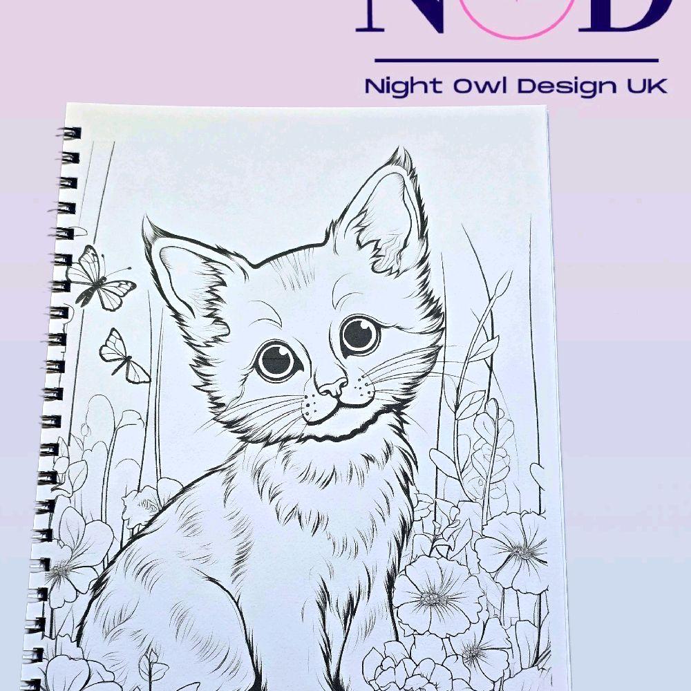 Volume 1 Kittens Colouring Book