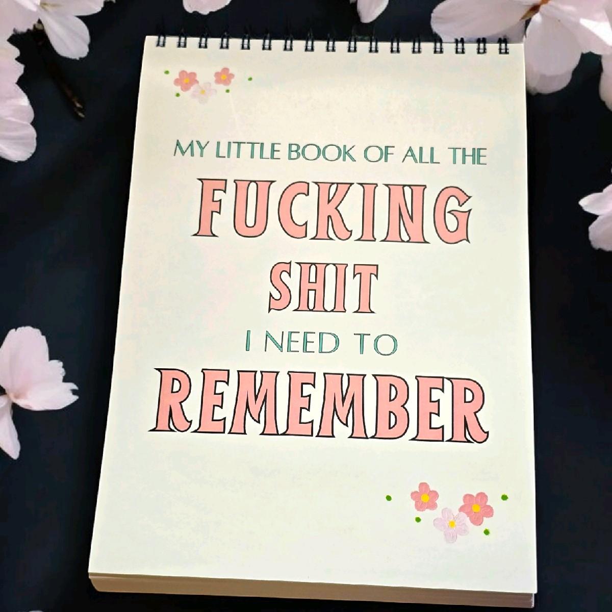 Sweary To Do List Notebook