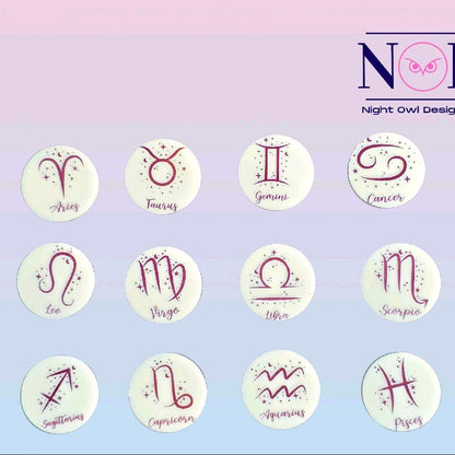 Star Sign Shoe Charms